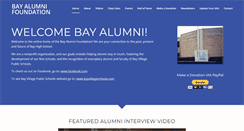 Desktop Screenshot of bayalumni.com