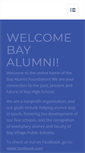 Mobile Screenshot of bayalumni.com