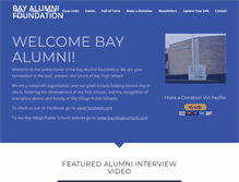 Tablet Screenshot of bayalumni.com